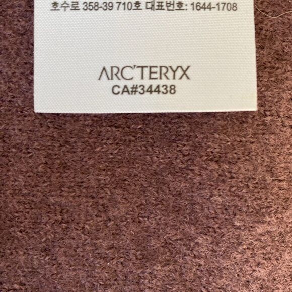 Arc'teryx Plum Rose Wool Blend Scarf Ski Snowboarding Casual Winter - Picture 11 of 11